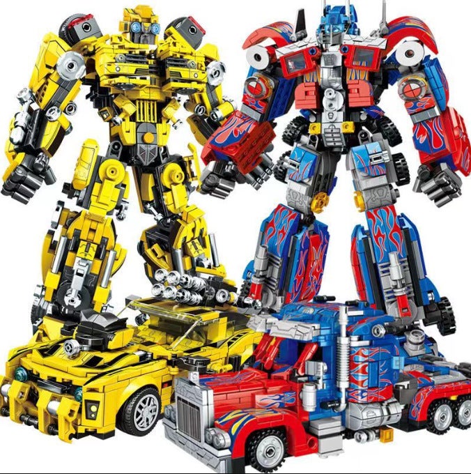 Compatible With Lego Bricks Gundam Transforming Robot Car Military Destroyer Educational Assembly Children'S Toy Building Blocks - Image 2